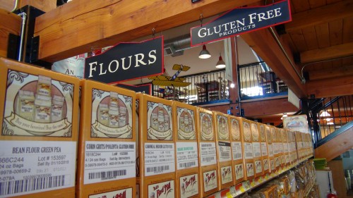 BOB'S RED MILL, MILWAUKIE, OREGON (August 23, 2013) Gluten free product section at Bob's Red Mill retail store. 2013 © by Kaley Perkins (Kaley Perkins / Independent Journalist)